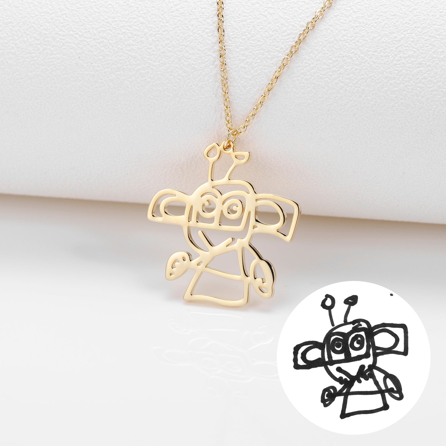 DoodleMemories™ PERSONALISED HANDMADE DOODLE NECKLACE