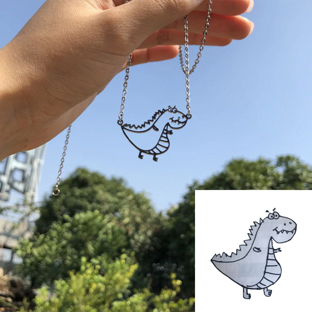 DoodleMemories™ PERSONALISED HANDMADE DOODLE NECKLACE