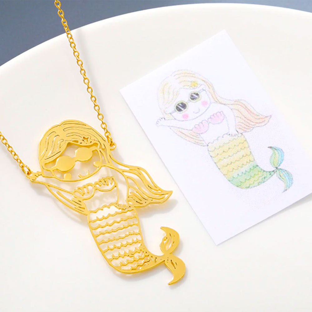 DoodleMemories™ PERSONALISED HANDMADE DOODLE NECKLACE