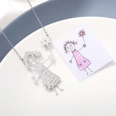 DoodleMemories™ PERSONALISED HANDMADE DOODLE NECKLACE